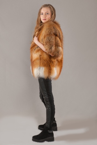 Куртка из меха лисицы Gold Fox фото 2