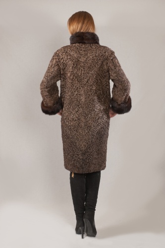 Пальто из каракуля бухарского фото 3