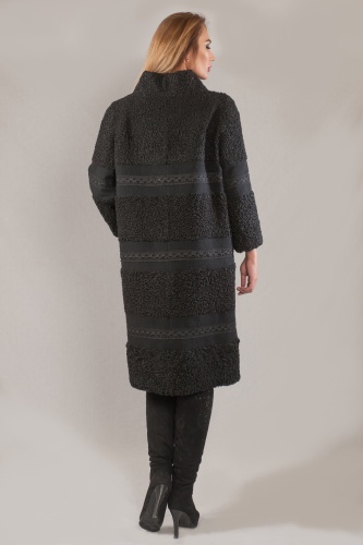 Пальто из меха каракуля бухарского фото 3