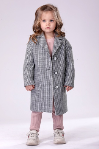 Детское пальто с английским воротником фото 5